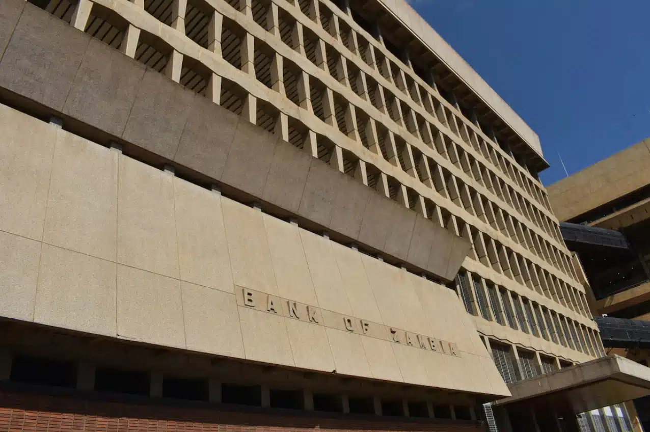A view of the Bank of Zambia in Lusaka, Zambia’s capital.