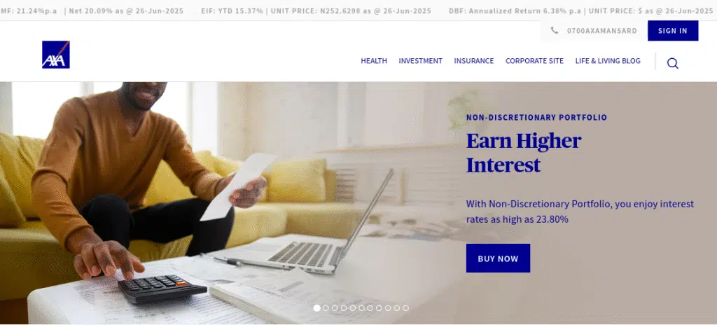 AXA Mansard Investments