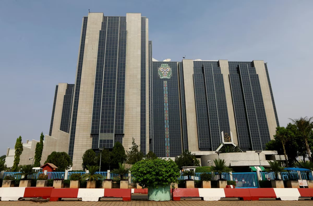 A view shows the Central Bank of Nigeria’s headquarters in Abuja