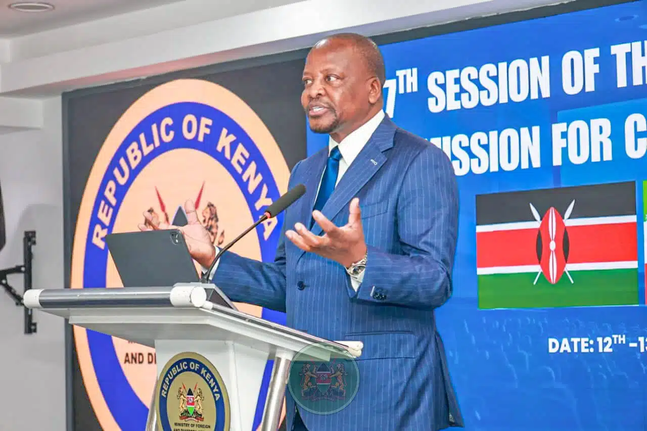 Image of Mutahi Kagwe, Kenya's Agriculture and Livestock Development Cabinet Secretary.