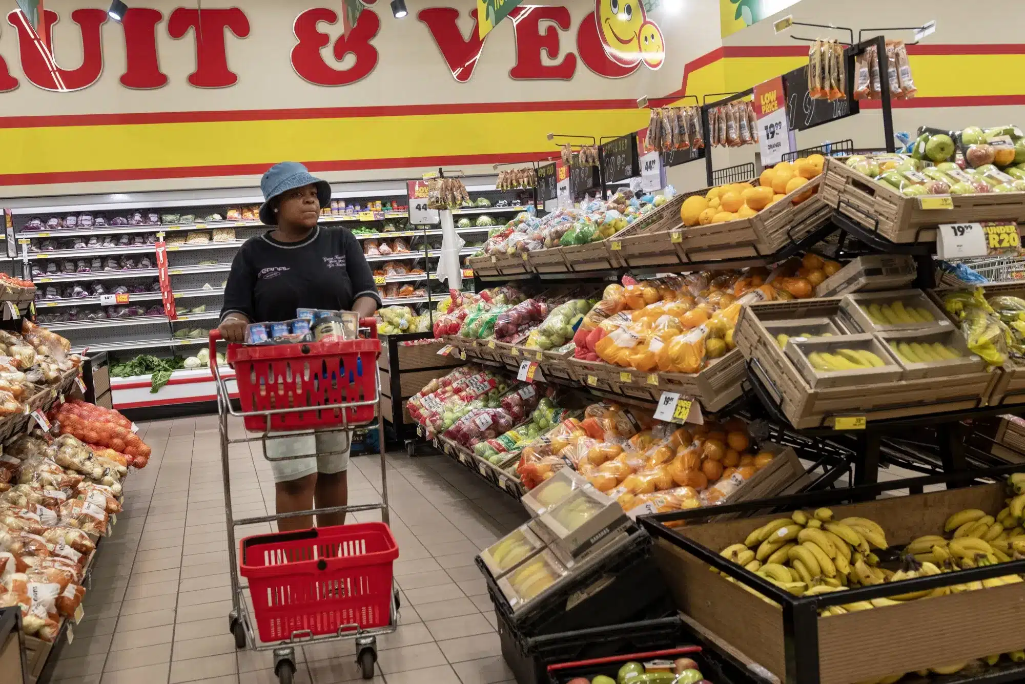 South Africa’s inflation slows for first time in 6 months on lower food costs