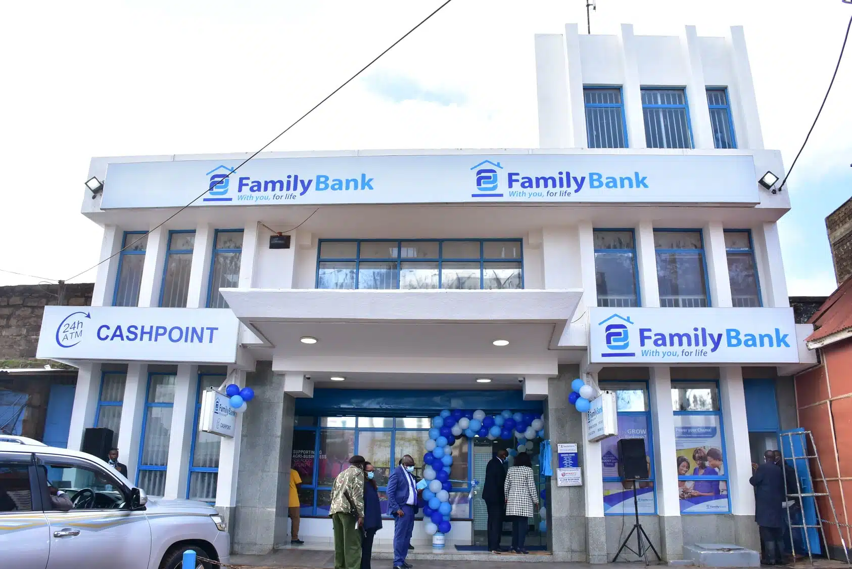 An image showing the structure of Family Bank Kenya