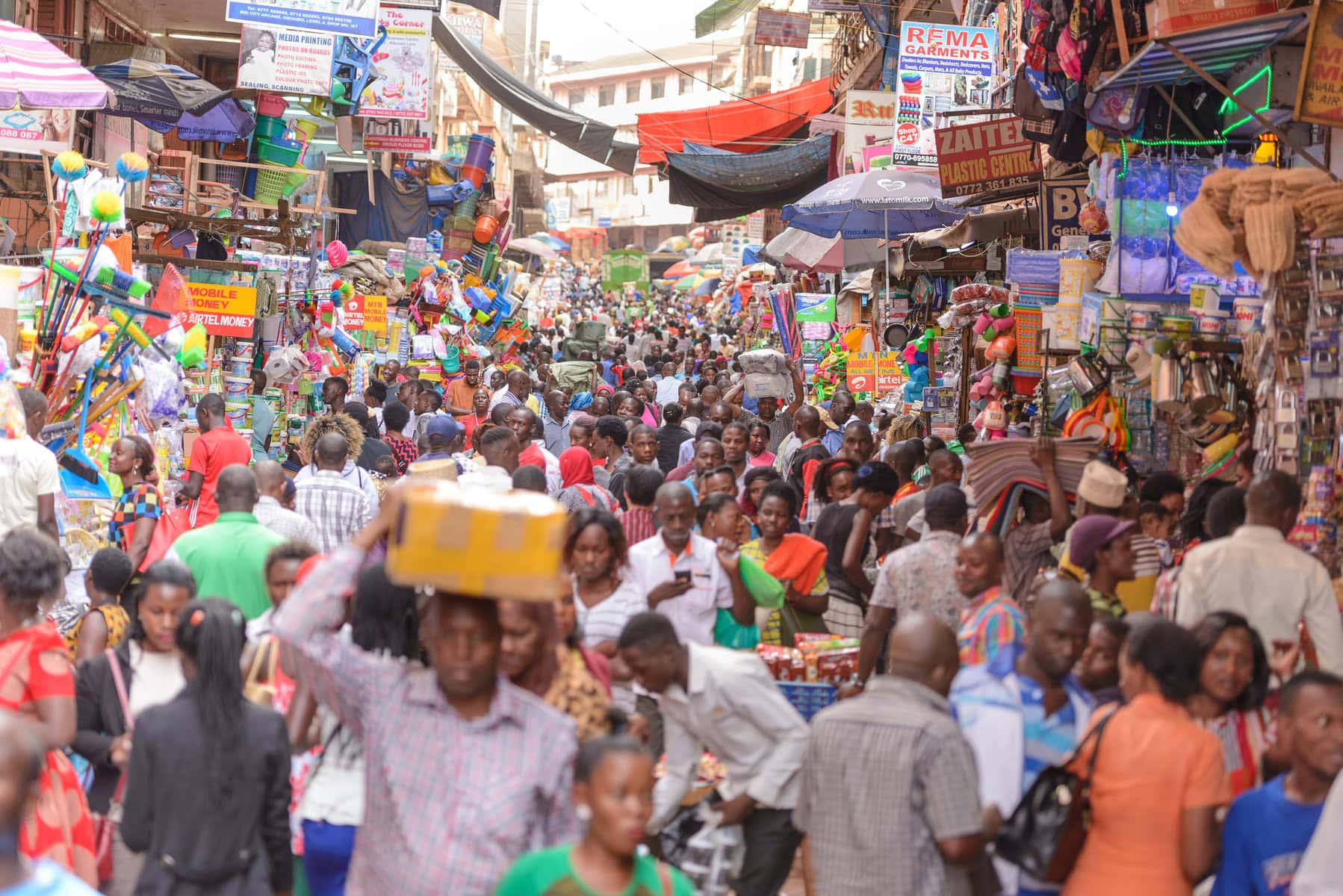 Image of Kikuubo shopping market in Uganda